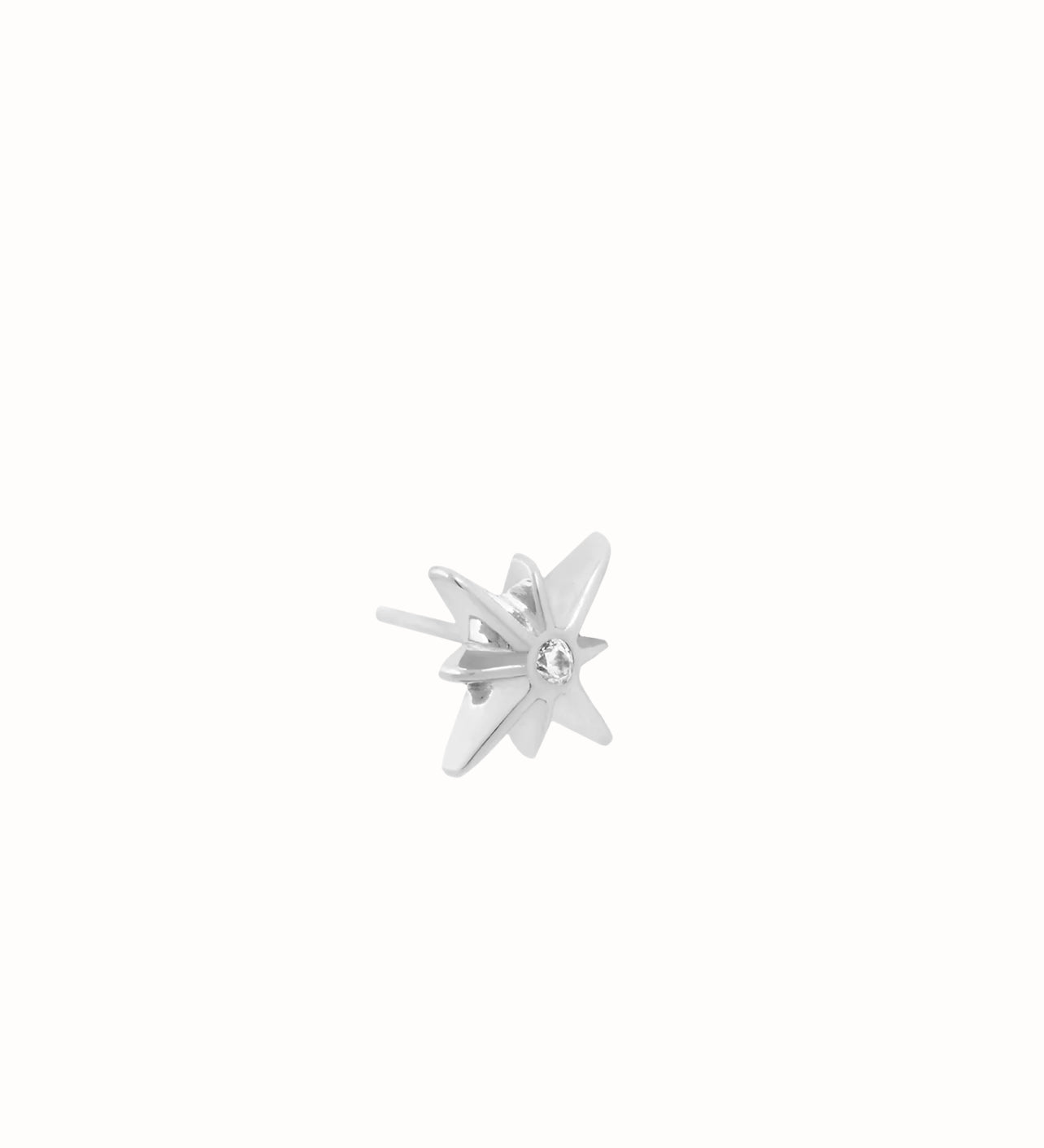 MAYA JEWELRY - SPARKLIER MOTION - CZ - 14KT SOLID GOLD - THREADLESS