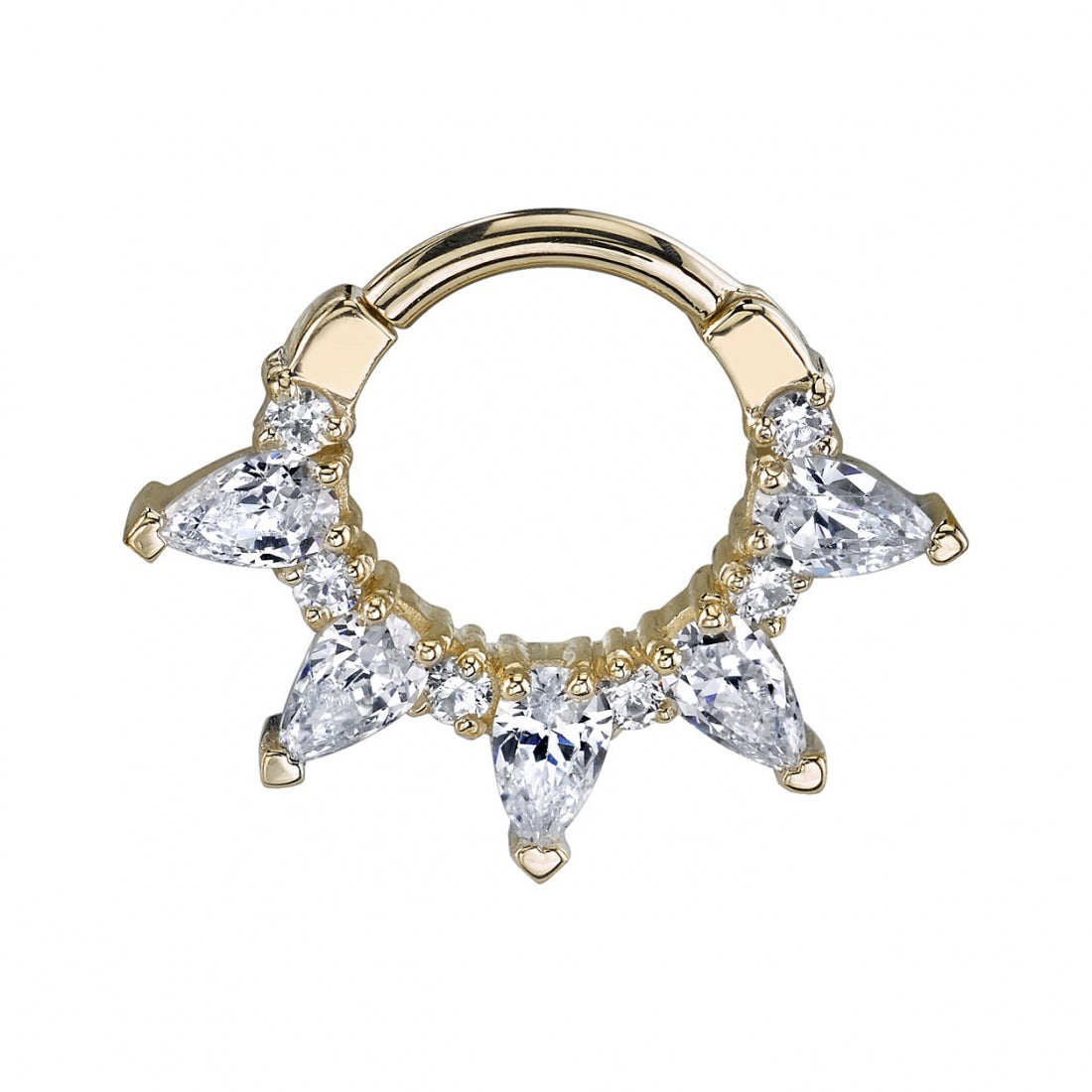BVLA - PEAR KOLO - 14KT SOLID GOLD - CLICKER