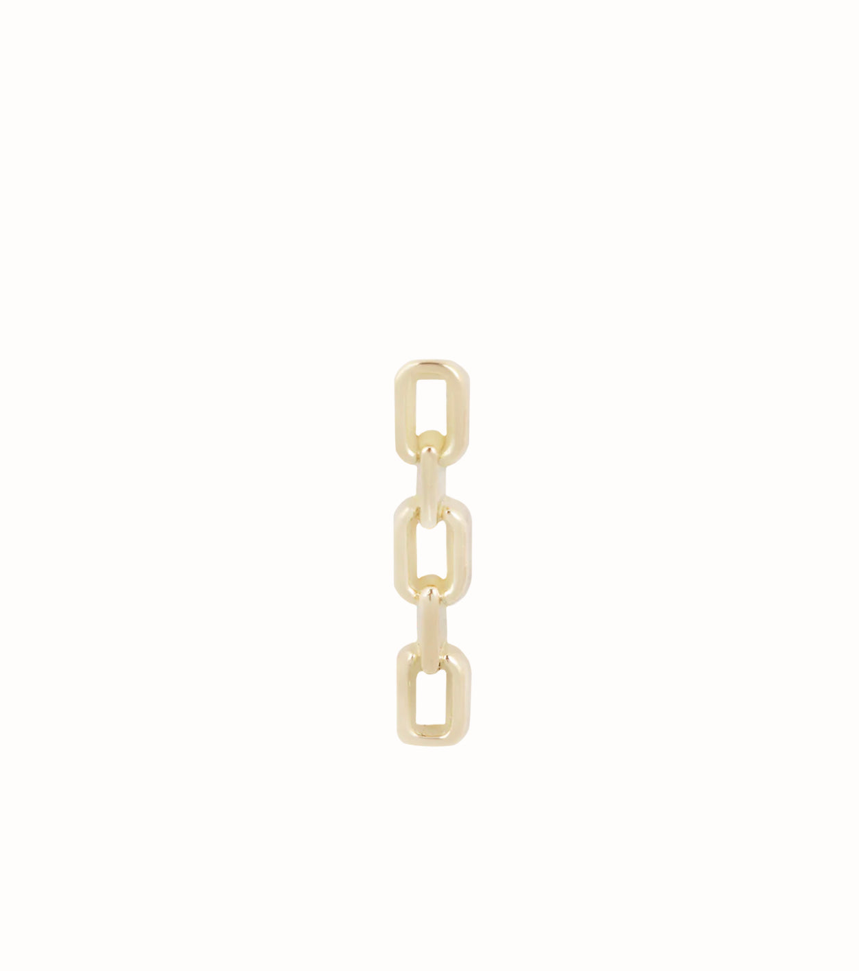 MAYA JEWELRY - PUNK ROCK GIRL - 14KT SOLID GOLD - THREADLESS END