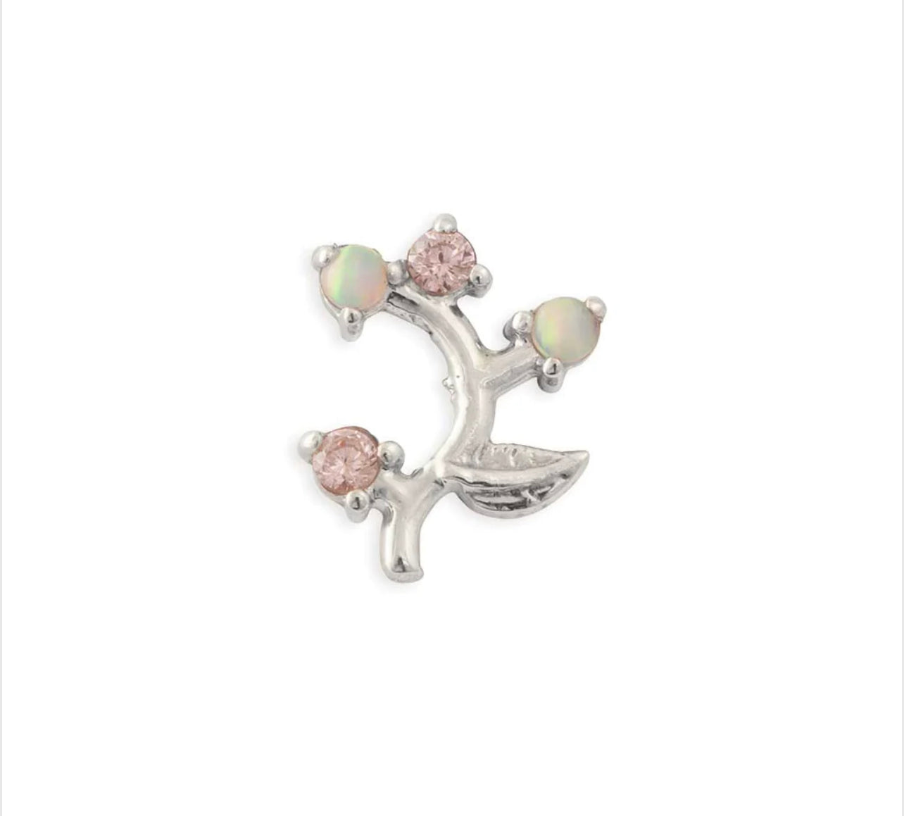 TAWAPA - FROND - NUDES IN NATURE - 14KT SOLID GOLD - THREADLESS END