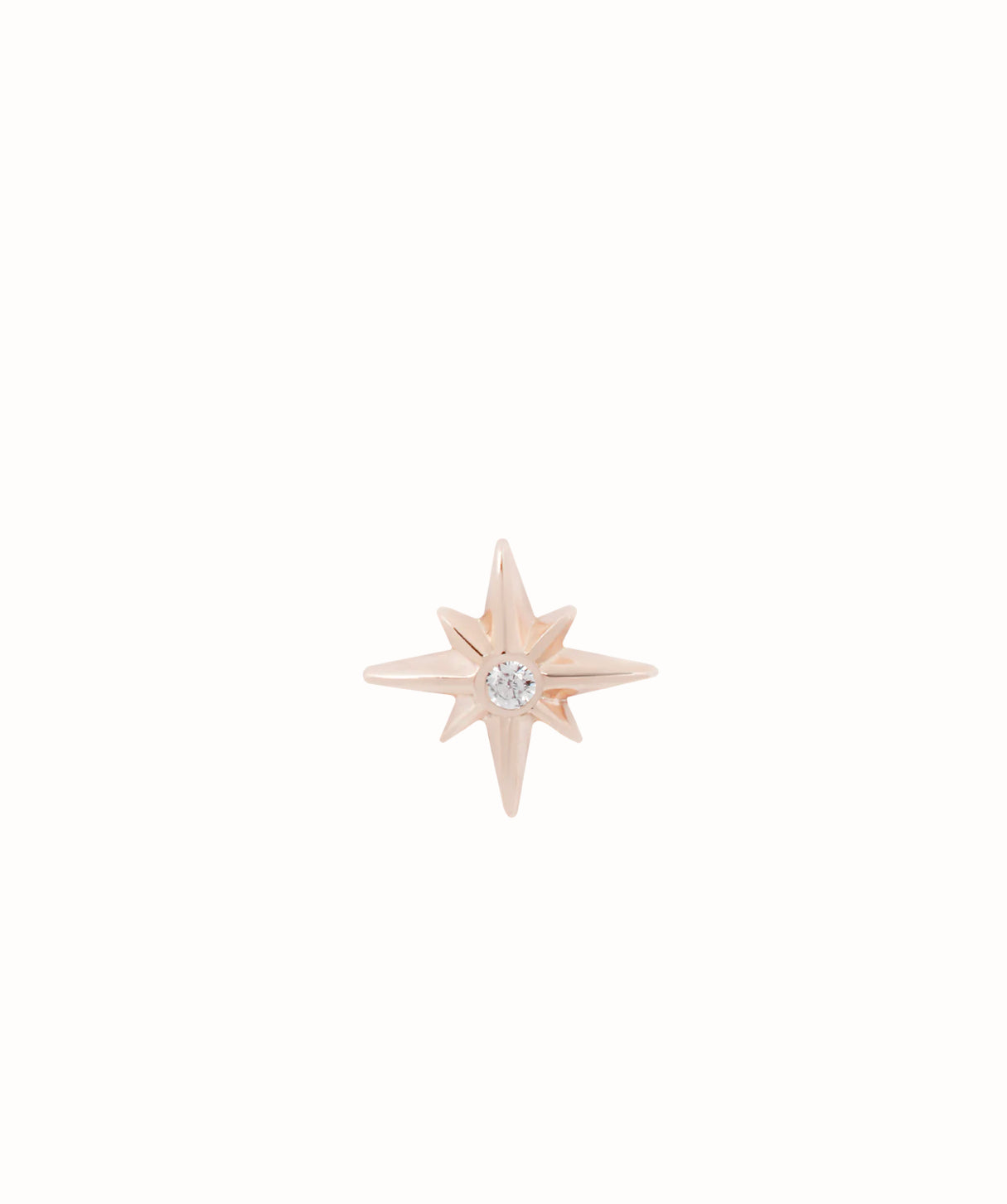 MAYA JEWELRY - SPARKLIER MOTION - CZ - 14KT SOLID GOLD - THREADLESS