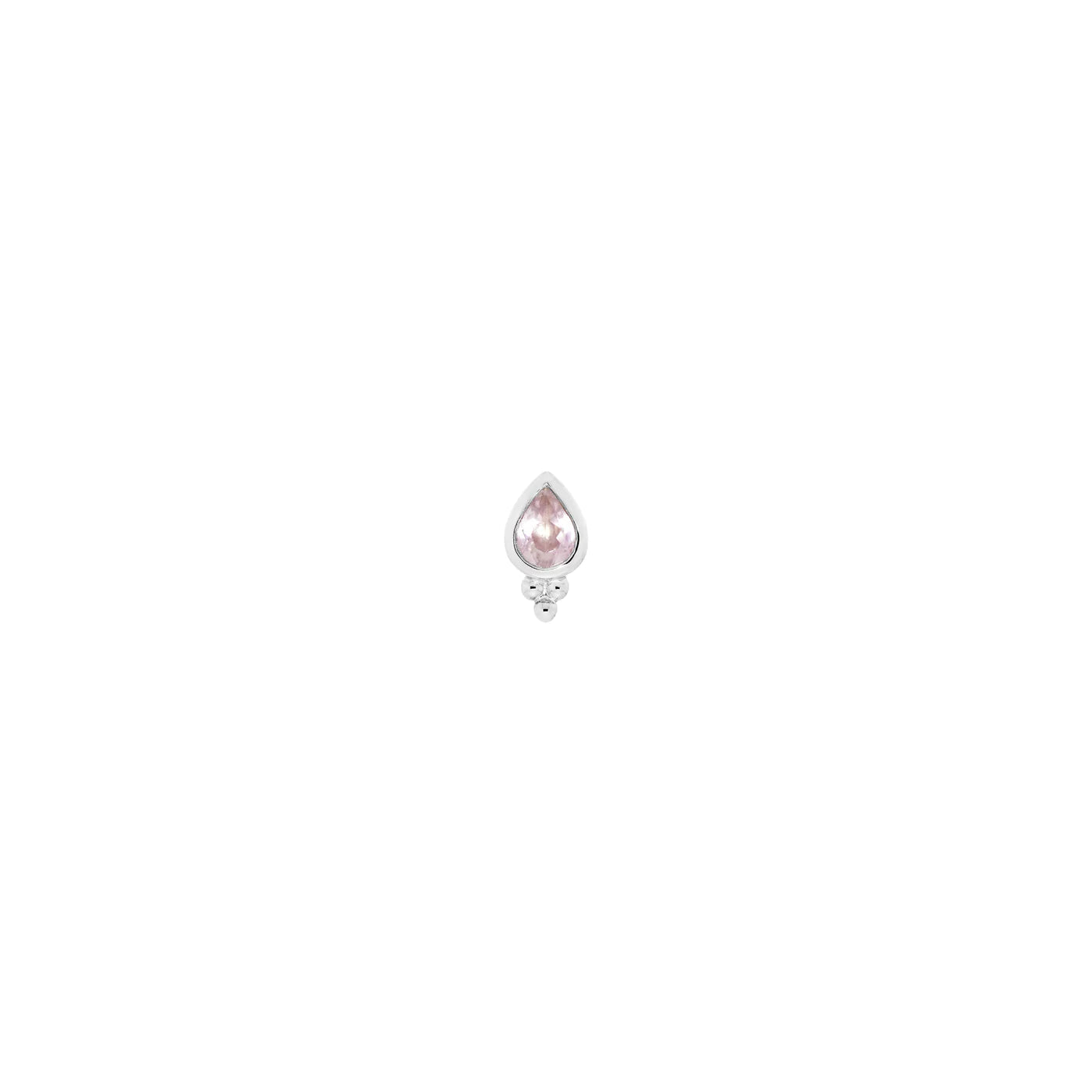 MODERN MOOD - LEX PEAR - 14KT SOLID GOLD - THREADLESS END