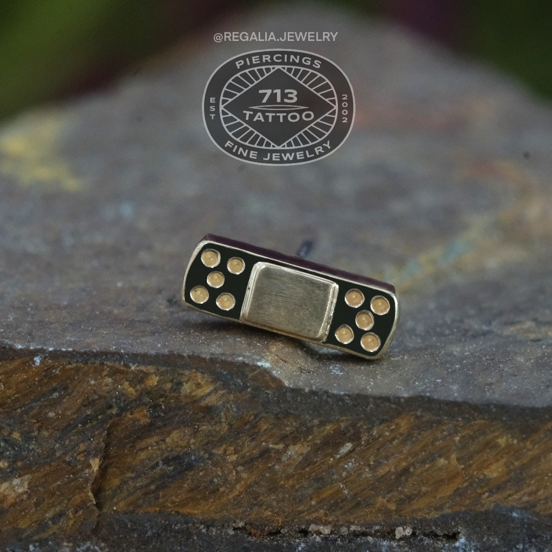 REGALIA - BOO BOO - LIL - 14KT SOLID GOLD - THREADLESS END