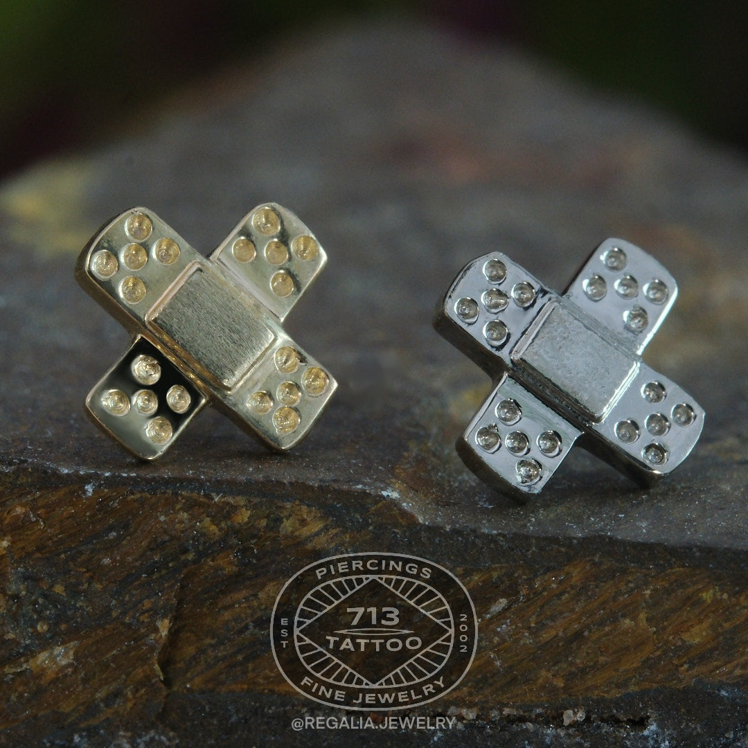 REGALIA - BOO BOO - BIG - 14KT SOLID GOLD - THREADLESS END