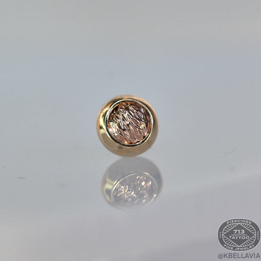 DUSK BODY JEWELRY - ECLIPSE - 14KT SOLID GOLD - THREADLESS END