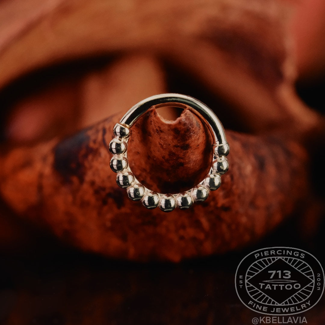 BVLA - OAKTIER - 16g - 14KT SOLID GOLD - SEAM RING