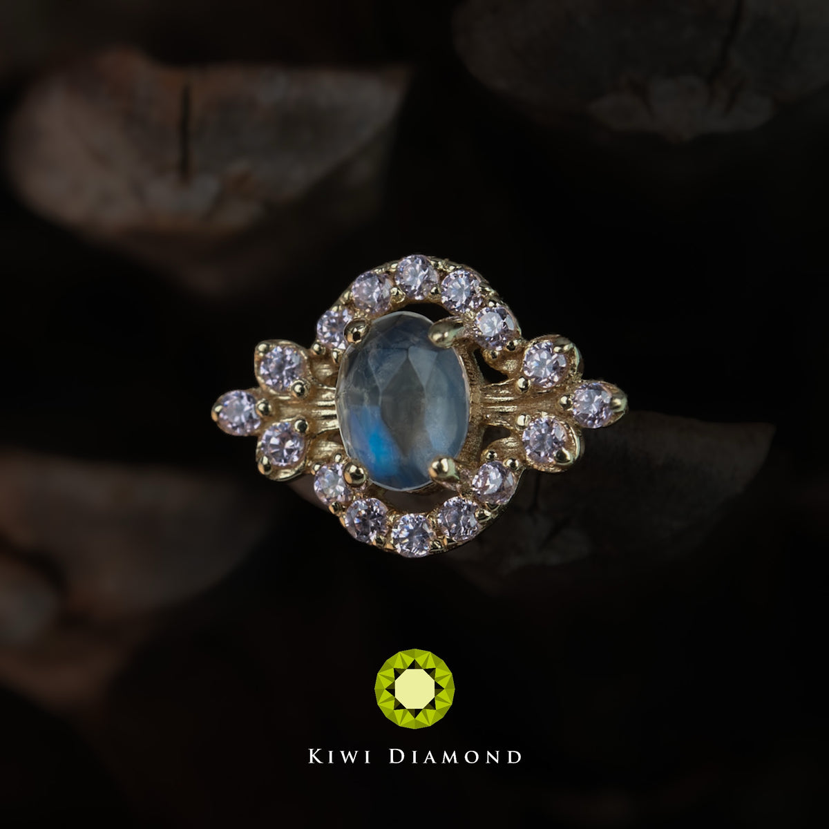 KIWI DIAMOND - CLEMENTINE - 14KT SOLID GOLD - THREADED END