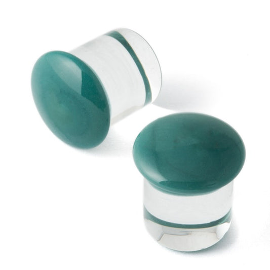 GORILLA GLASS - COLOR FRONT - AQUA - GLASS - PLUGS