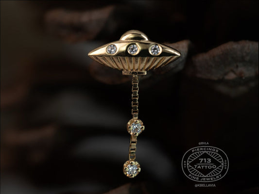 BVLA - CLOSE ENCOUNTER - 14KT SOLID GOLD - THREADED END