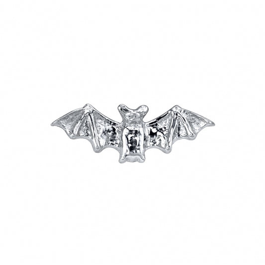 BVLA - REALISTIC BAT - 14KT SOLID GOLD - THREADED END