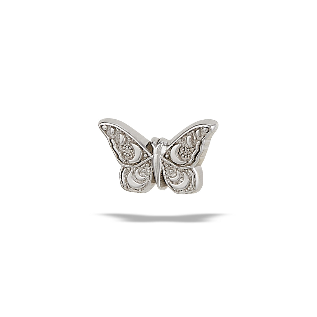 BODY GEMS - BUTTERFLY - 14KT SOLID GOLD - THREADLESS END