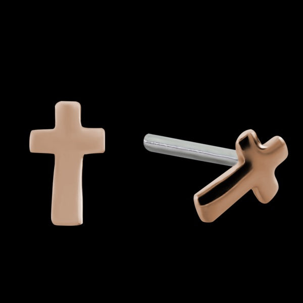 LEROI - CROSS - 14KT SOLID GOLD - THREADLESS END