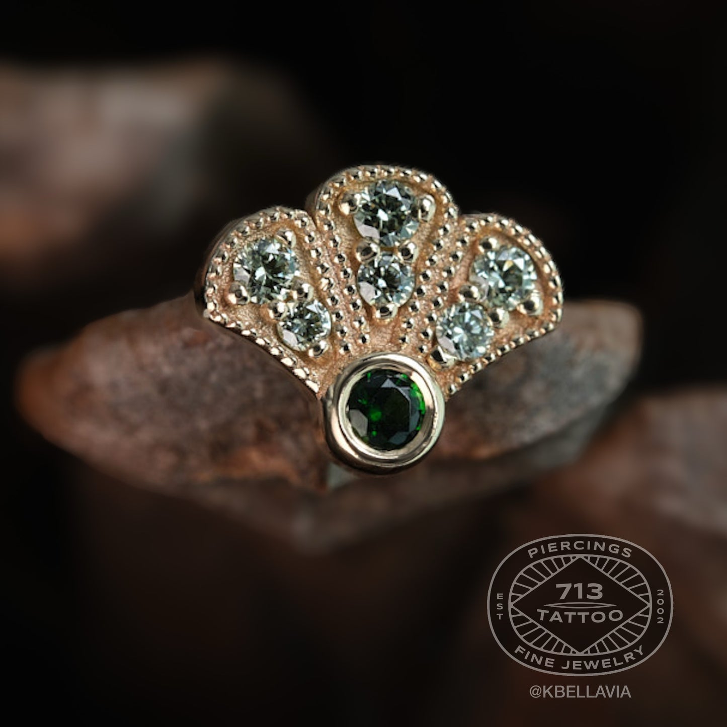 BVLA - ARDEN - 14KT SOLID GOLD - THREADED END