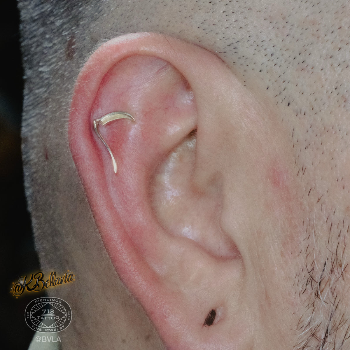 BVLA - SCYTHE - 14KT SOLID GOLD - THREADED END