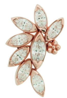 LEROI - ETHEL - 14KTSOLID GOLD - THREADED END
