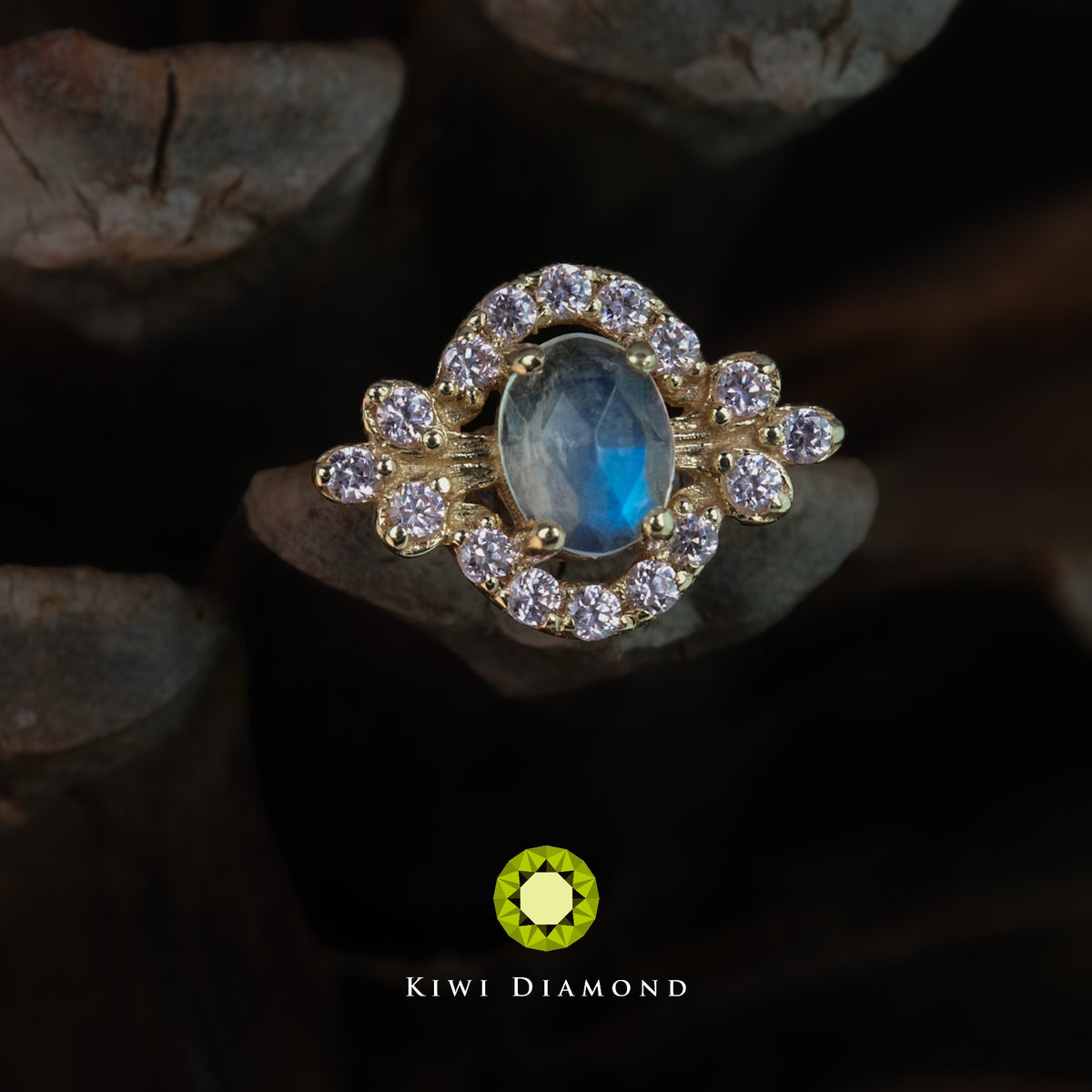 KIWI DIAMOND - CLEMENTINE - 14KT SOLID GOLD - THREADED END