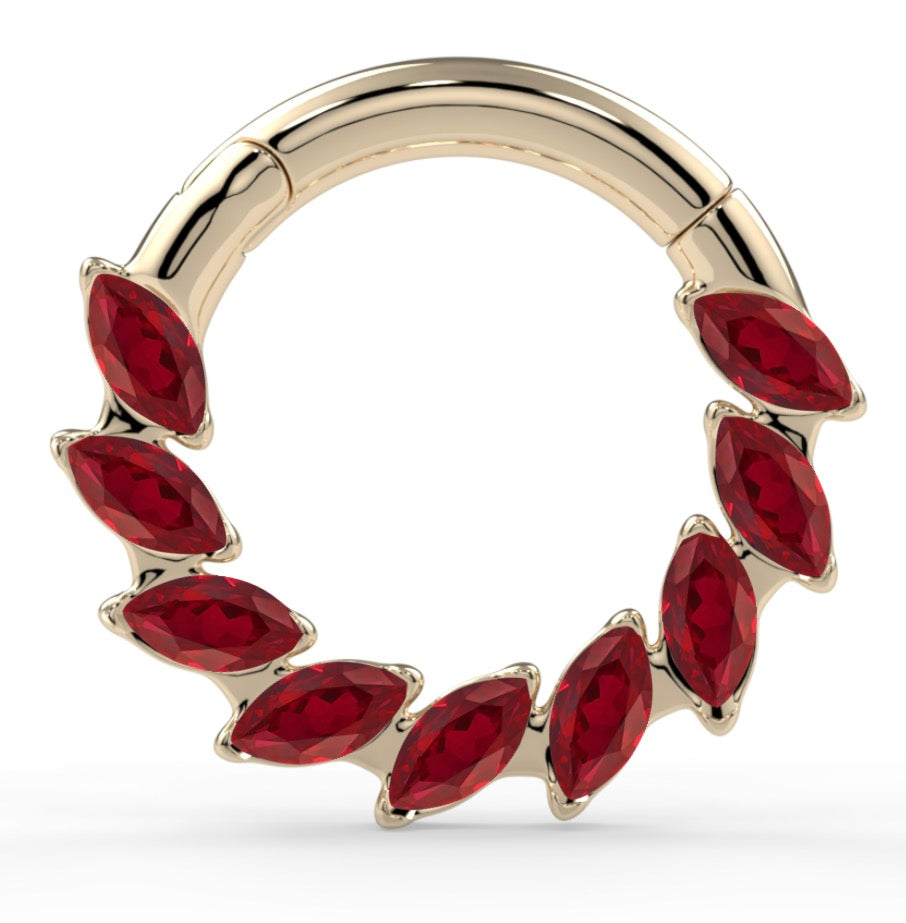 KIWI DIAMOND - LUMIERE CLICKER - 14KT SOLID GOLD - CLICKER