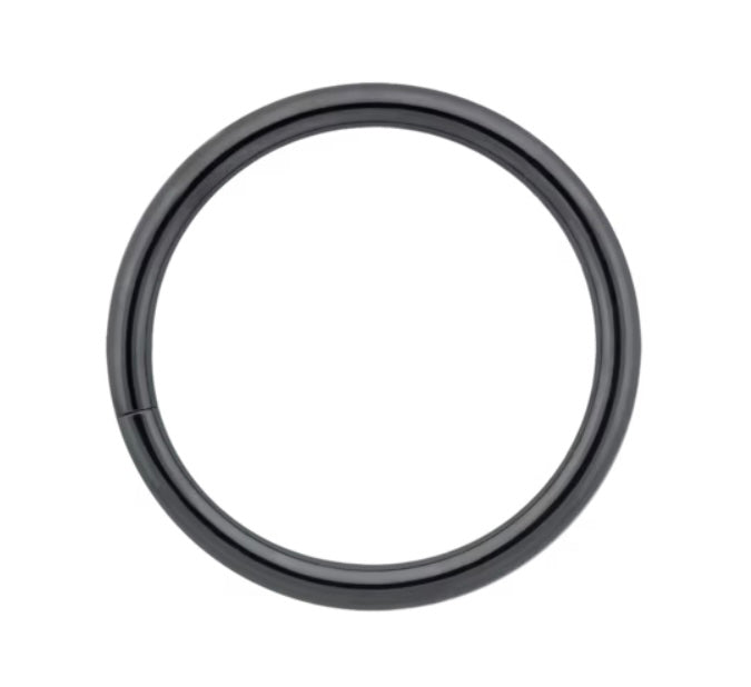 LEROI - SEAM RING 16G - MATTE BLACK - NIOBIUM