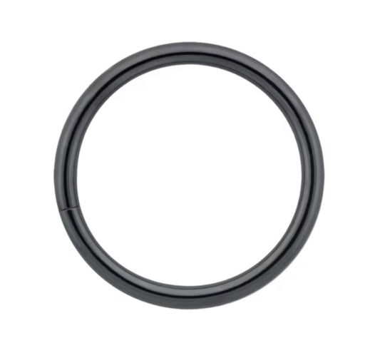 LEROI - SEAM RING 16G - MATTE BLACK - NIOBIUM
