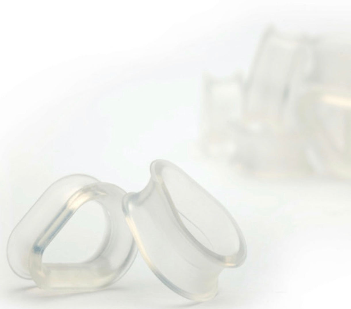 KAOS SOFTWEAR - HYDRA EYELETS (00G THROUGH 2") - CLEAR - SILICONE - EYELETS