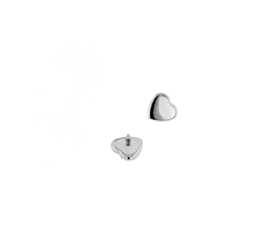 ANATOMETAL - FLAT HEART - 18KT SOLID GOLD - THREADLESS END