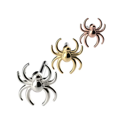 LEROI - SPIDER - 14KT SOLID GOLD - THREADLESS END