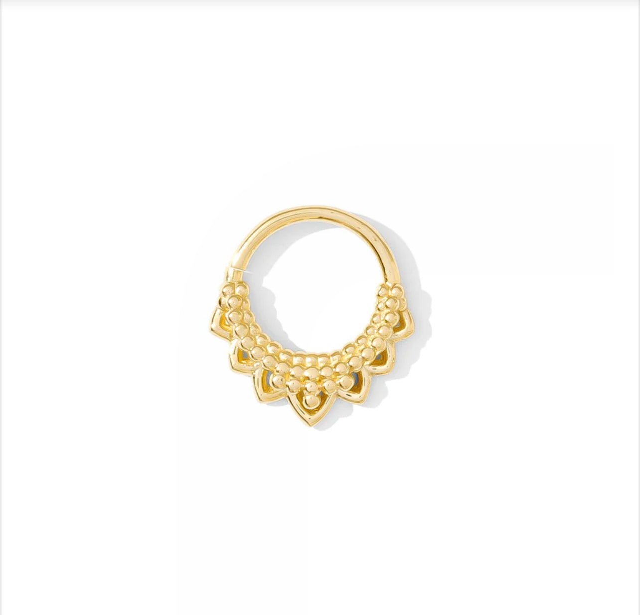 TAWAPA - TEMPLE - 14KT SOLID GOLD - CONTINUOUS RING