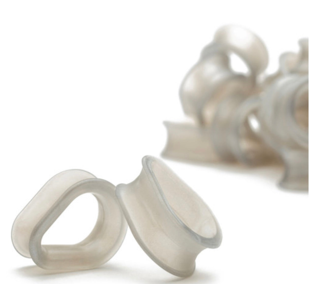 KAOS SOFTWEAR - HYDRA EYELETS (00G THROUGH 2") - SILVER - SILICONE - EYELETS