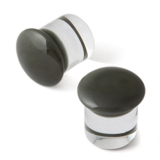 GORILLA GLASS - COLOR FRONT - GRAY - GLASS - PLUGS