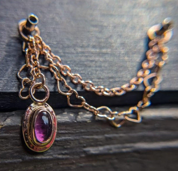 HIGH NOON HANDMADE - HEART VINA CHAIN - 14KT SOLID GOLD - CHAIN