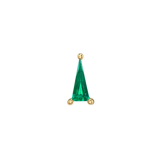 BVLA - PENNANT PRONG 5X2MM - 14KT SOLID GOLD - THREADED END