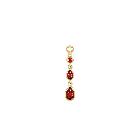 MODERN MOOD - BLOOD DRIP CHARM - 14KT SOLID GOLD - CHARM