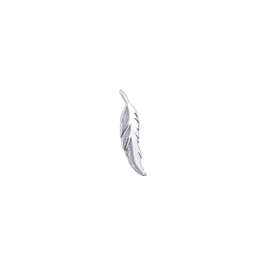BVLA - PLUME - 10MM - 14KT SOLID GOLD - THREADLESS END