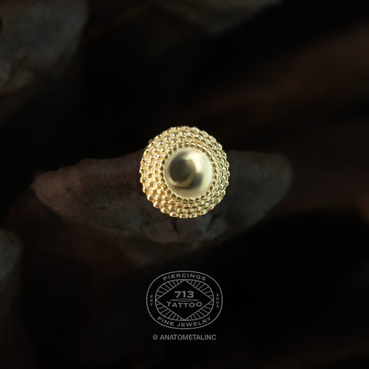 ANATOMETAL - HERA - 18KT SOLID GOLD - THREADLESS END