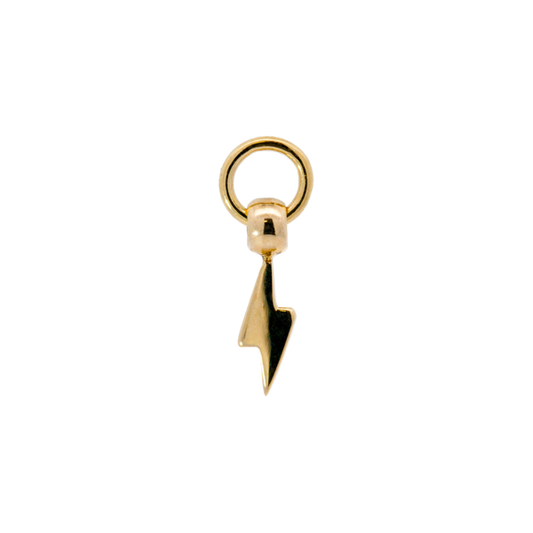 LEROI - ELECTRIC (LIGHTNING BOLT) - 14KT SOLID GOLD - CHARM