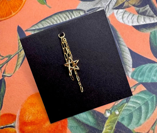 HIALEAH FINE JEWELRY - STARFIRE - 14KT SOLID GOLD - CHARM