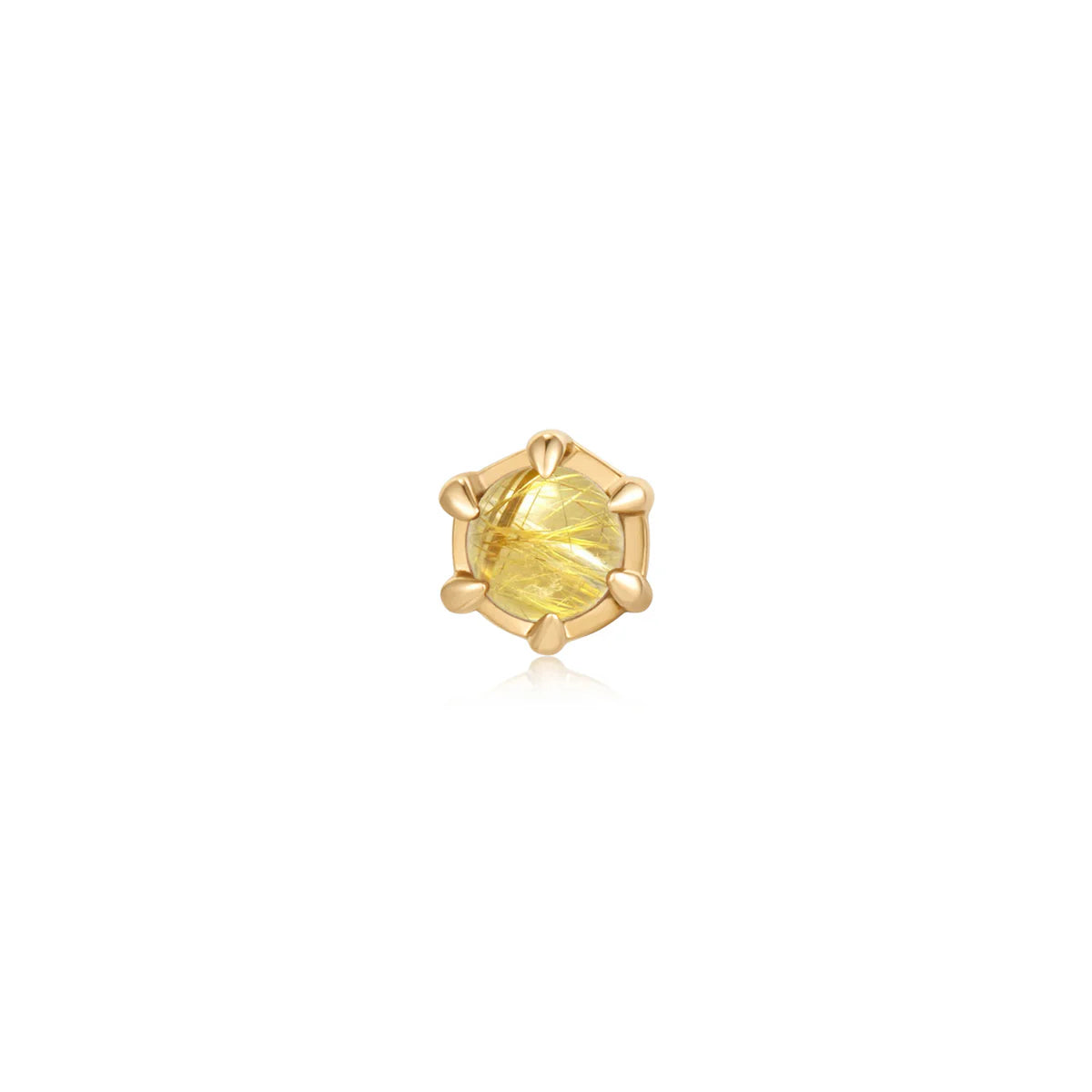 EMBER JEWELRY - AMULET - 14KT SOLID GOLD - THREADLESS END