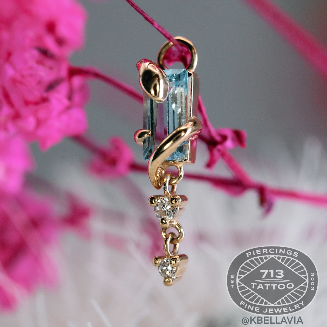 MODERN MOOD - SNAKE - EDEN CHARM - 14KT SOLID GOLD - CHARM