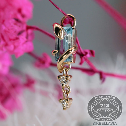 MODERN MOOD - SNAKE - EDEN CHARM - 14KT SOLID GOLD - CHARM