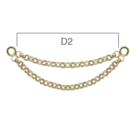 LEROI - KOLO II - 14KT SOLID GOLD - CHAIN