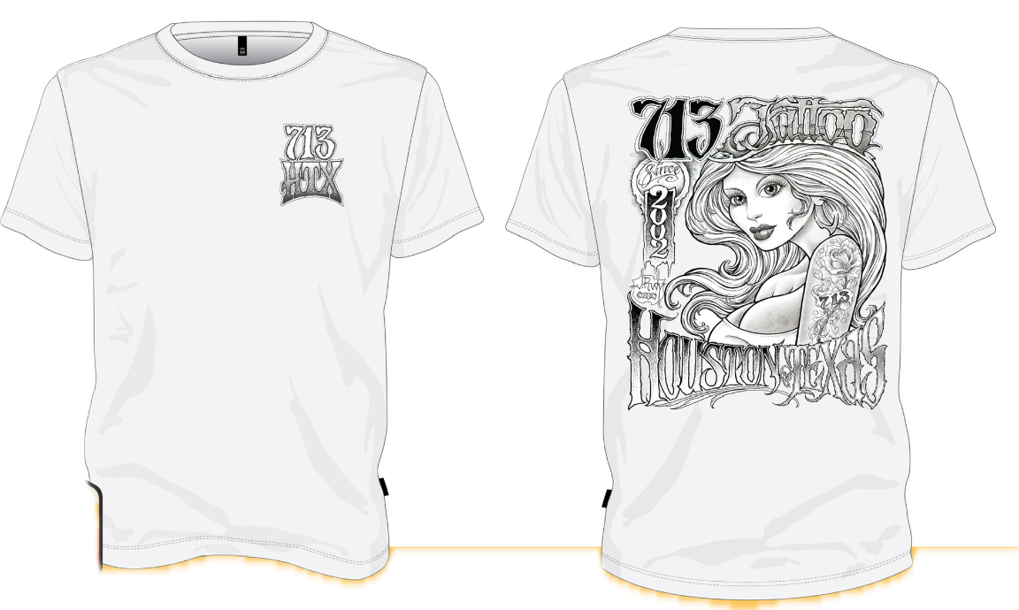 713 Tattoo Shirt - Jack Rudy - White - T-Shirt