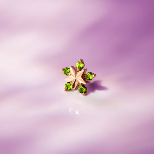 EMBER JEWELRY - COSMOS - 14KT SOLID GOLD - THREADLESS END