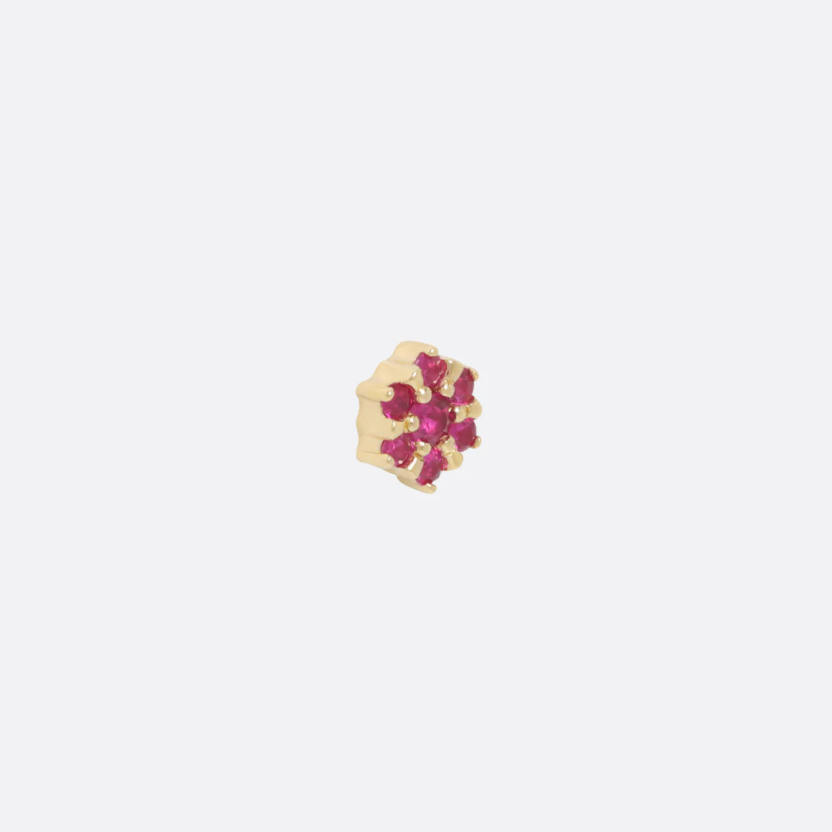 TETHER - PEONY - 14KT SOLID GOLD - THREADLESS END