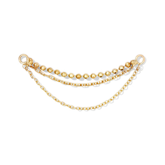 TAWAPA - LUCID - 14KT SOLID YELLOW GOLD - CHAIN