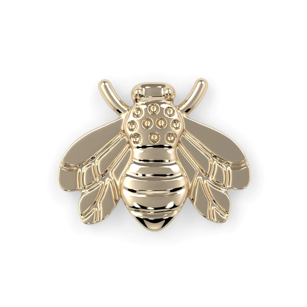 KIWI DIAMOND - BEE - 14KT OR 18KT SOLID GOLD - THREADLESS END