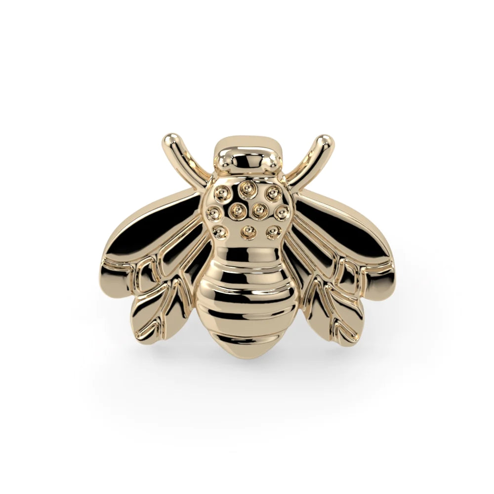 KIWI DIAMOND - BEE - 14KT OR 18KT SOLID GOLD - THREADLESS END