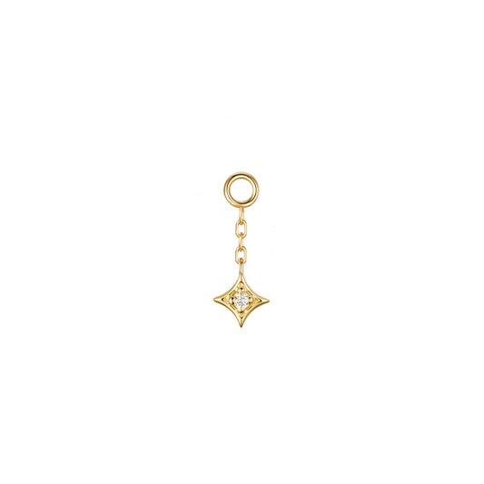 MODERN MOOD - ZARA ON A CHAIN - 14KT SOLID GOLD - CHARM