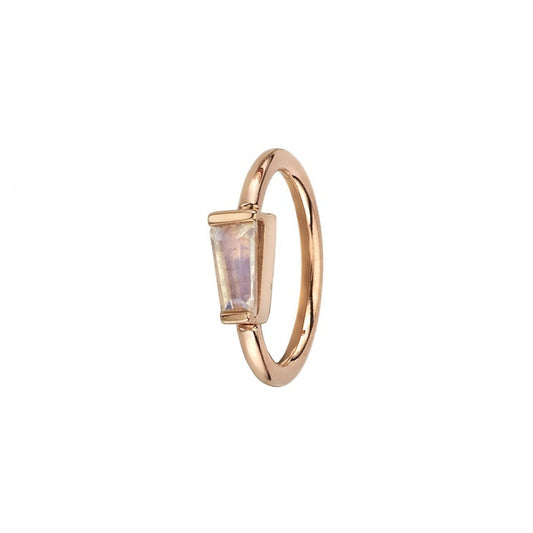 BVLA - TAPERED BAGUETTE RING - 16G 5/16" - 14KT SOLID GOLD - FIXED SEAM RING