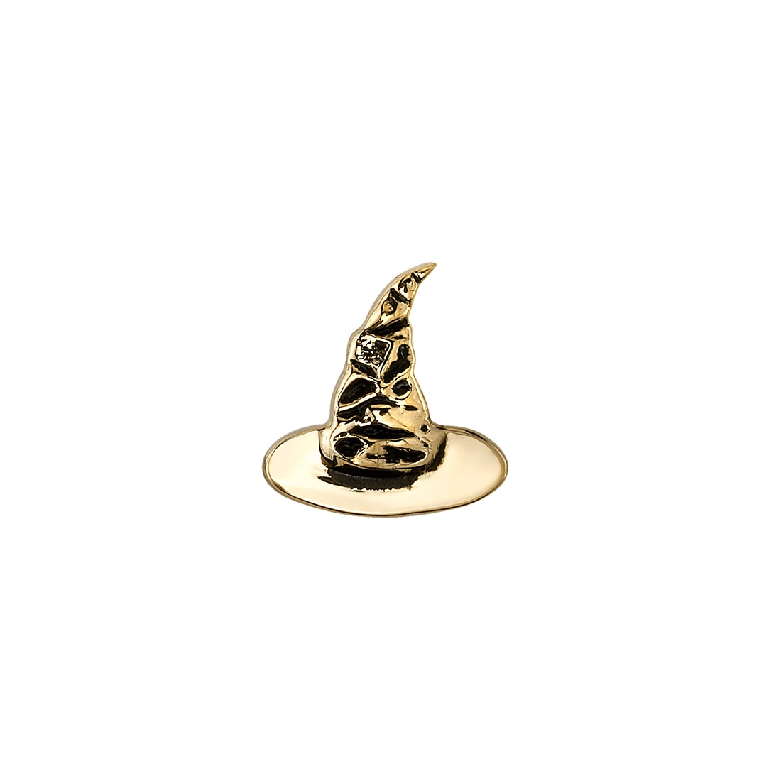 BVLA - WIZARD HAT - 14KT SOLID GOLD - THREADED END