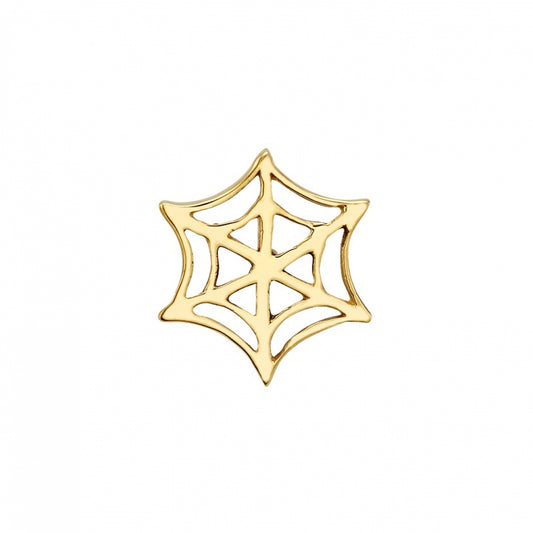 BVLA - SPIDER WEB - 14KT SOLID GOLD - THREADED END